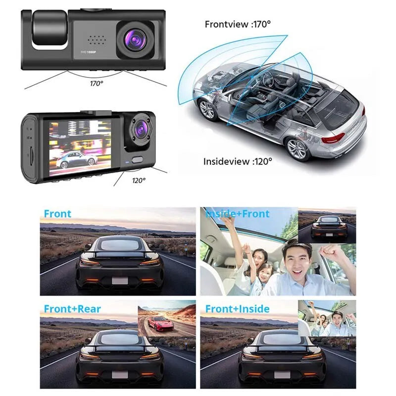 Vellix™ 1080P Screen Night Vision Dash Camera