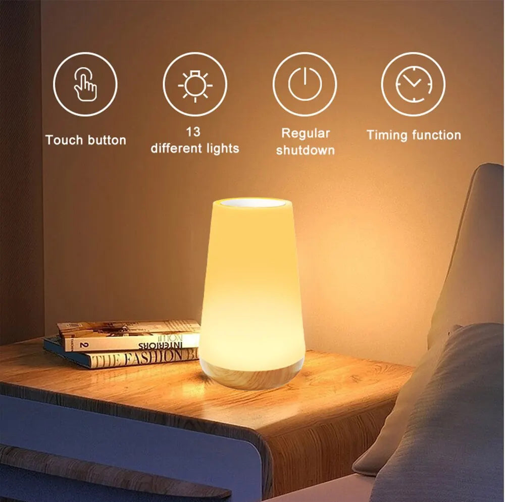 Vellix™ Remote Control Lamp With Touch Night Light